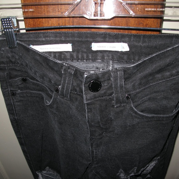 ANTHRO SILENCE + NOISE High Rise Skinny Twig 26 - Picture 5 of 12